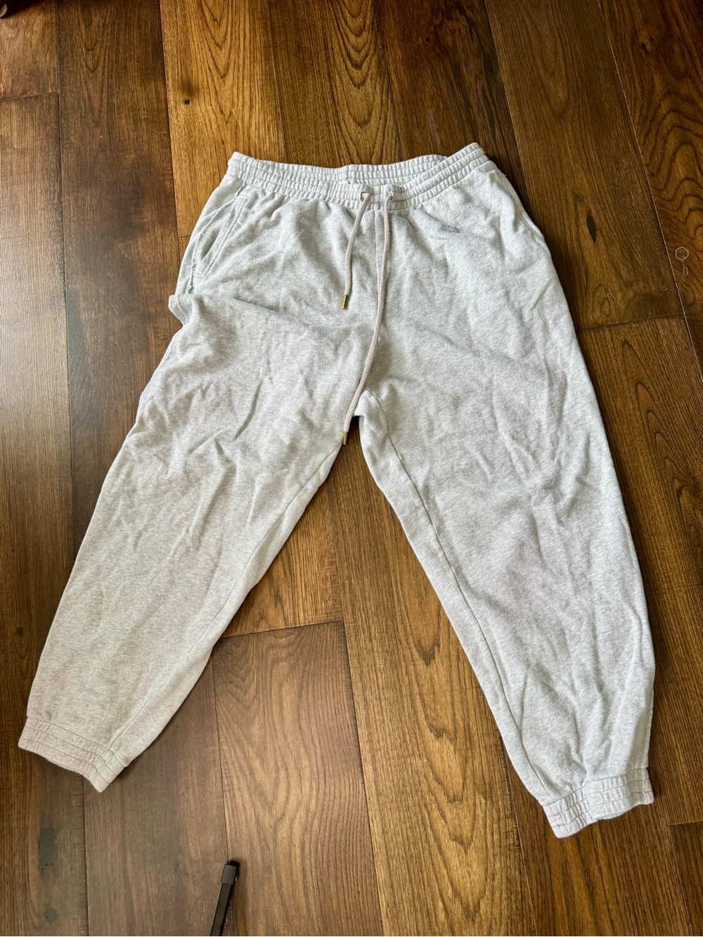 aerie Heather Light Gray Jogger Sweatpants